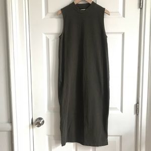 Madewell mockneck jersey dress XS.